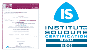 Certification NF EN 15085 soudure sncf
